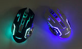 Rechargeable Wireless Mouse Silent Ergonomic Gaming
